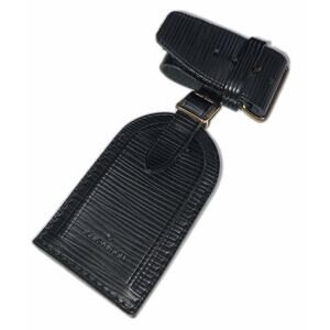 Louis Vuitton Black Epi Leather Tag Gold-tone Rivet w/ Strap Poignet France